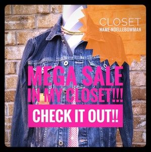 Mega Sale!!! Check out My Closet!!!